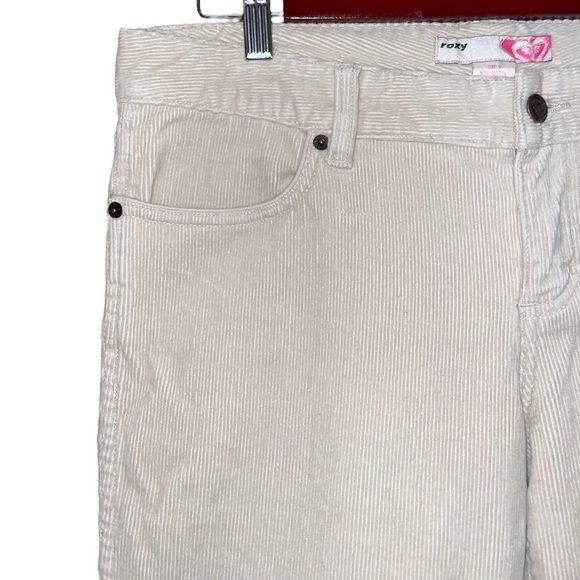 NWT Roxy Corduroy Flare Pants in Tapioca - Picture 8 of 9